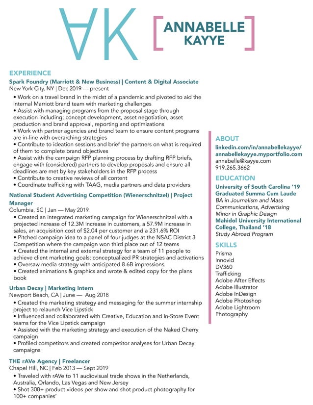 Annabelle resume 2020 PDF Free Download