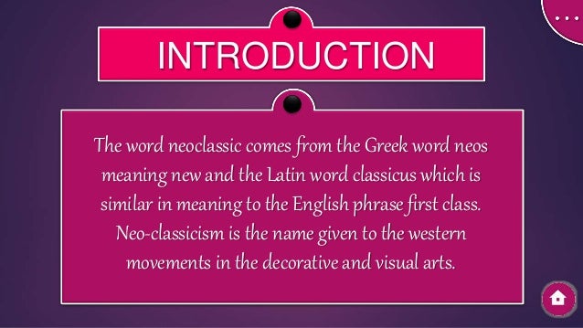 THE ARTS OF NEOCLASSIC AND ROMANTIC PERIOD