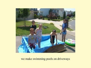 we make swimming pools on driveways 
