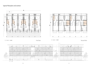 0 5 m
1
N
0 5 m
1
N
0 5 m
1
N
0 5 m
1
N
0 5 m
1
N
5
20
5
15
30
10
10
20
5
15
5
5
20
5
typical floorplan and section 0 5 m
1
N
0 5 m
1
N
10
10
20
5
15
First floor Second floor
56 57
 