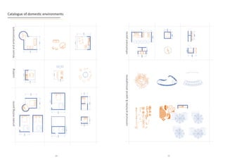 leisure
and
entertainment
cooking
private
resting
points
refreshment
points
communal
activities
&
special
atmospheres
Catalogue of domestic environments
14 15
 