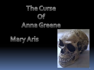 The Curse  Of Anna Greene Mary Aris 1 
