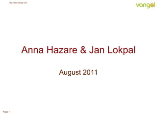 Anna Hazare & Jan Lokpal August 2011 