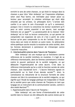 مجلة حوليات التراث مستغانم، العدد 24، 2024