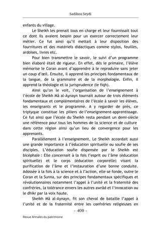 مجلة حوليات التراث مستغانم، العدد 24، 2024