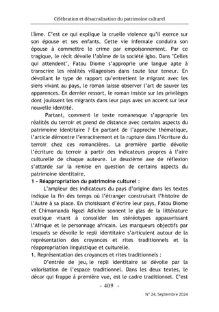 مجلة حوليات التراث مستغانم، العدد 24، 2024