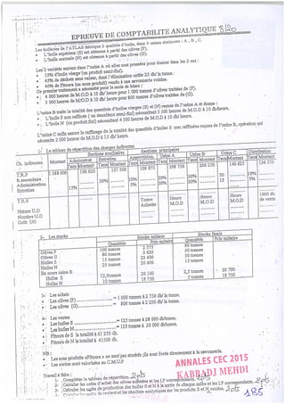 Annales CYCLE EXPERTISE COMPTABLE ISCAE-/ 2004 2015