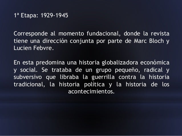 Corriente Historiográfica de los Annales
