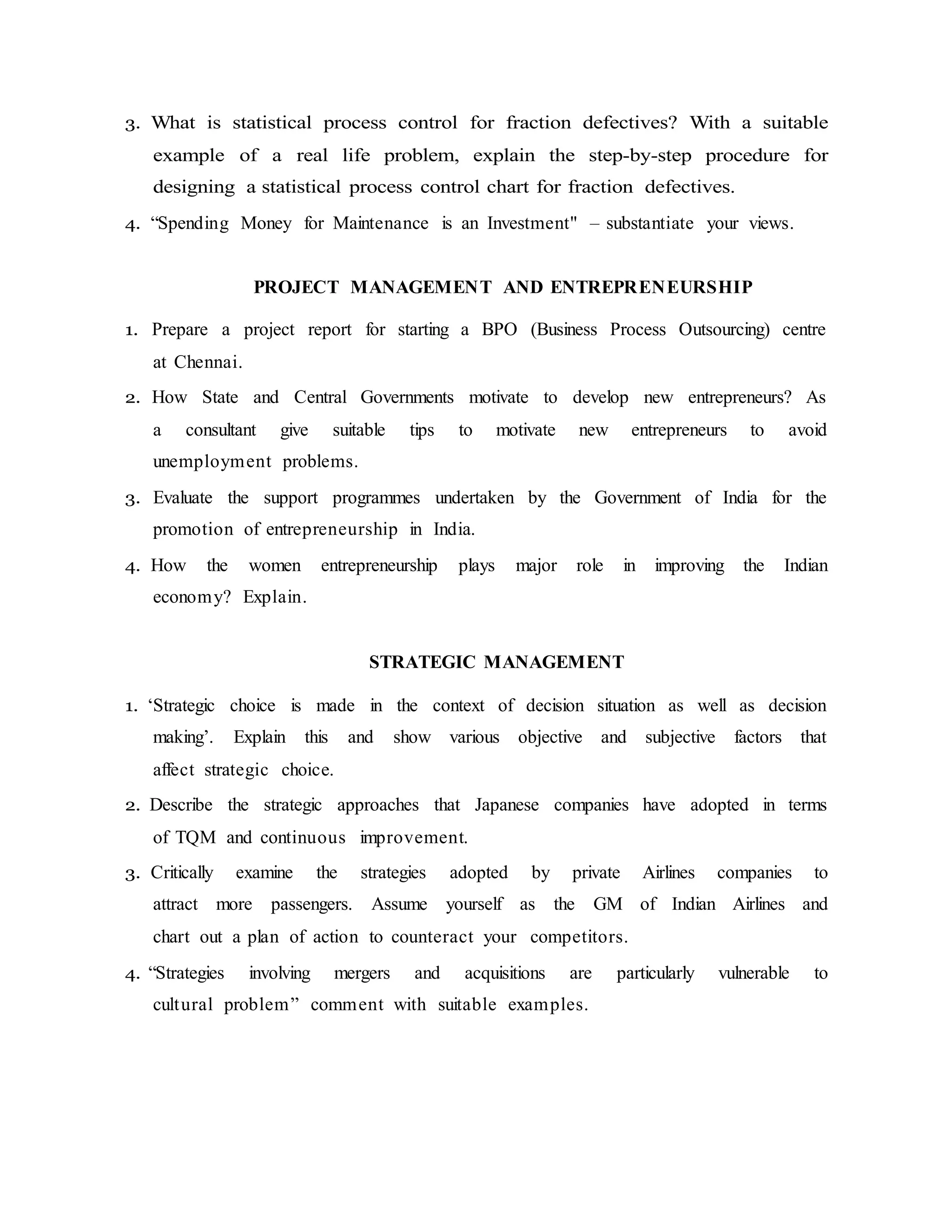 Annamalai MBA 2nd year General 346 Solved Assignment 2021