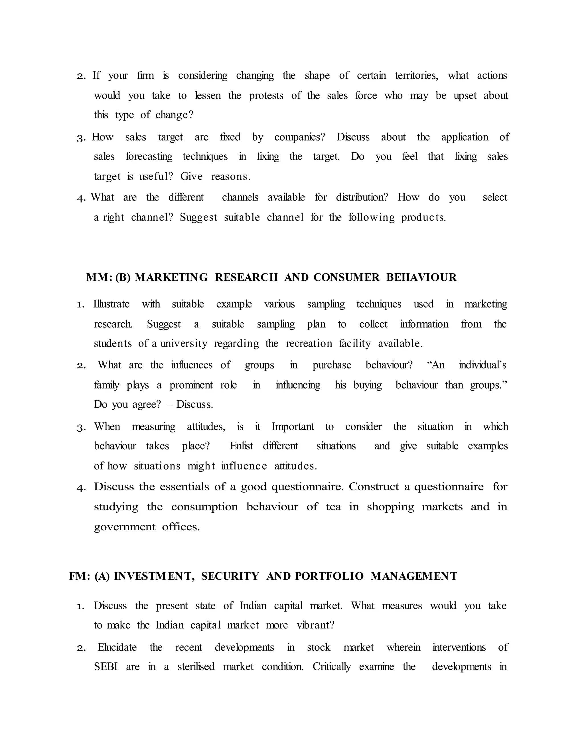 Annamalai MBA 2nd year General 346 Solved Assignment 2021