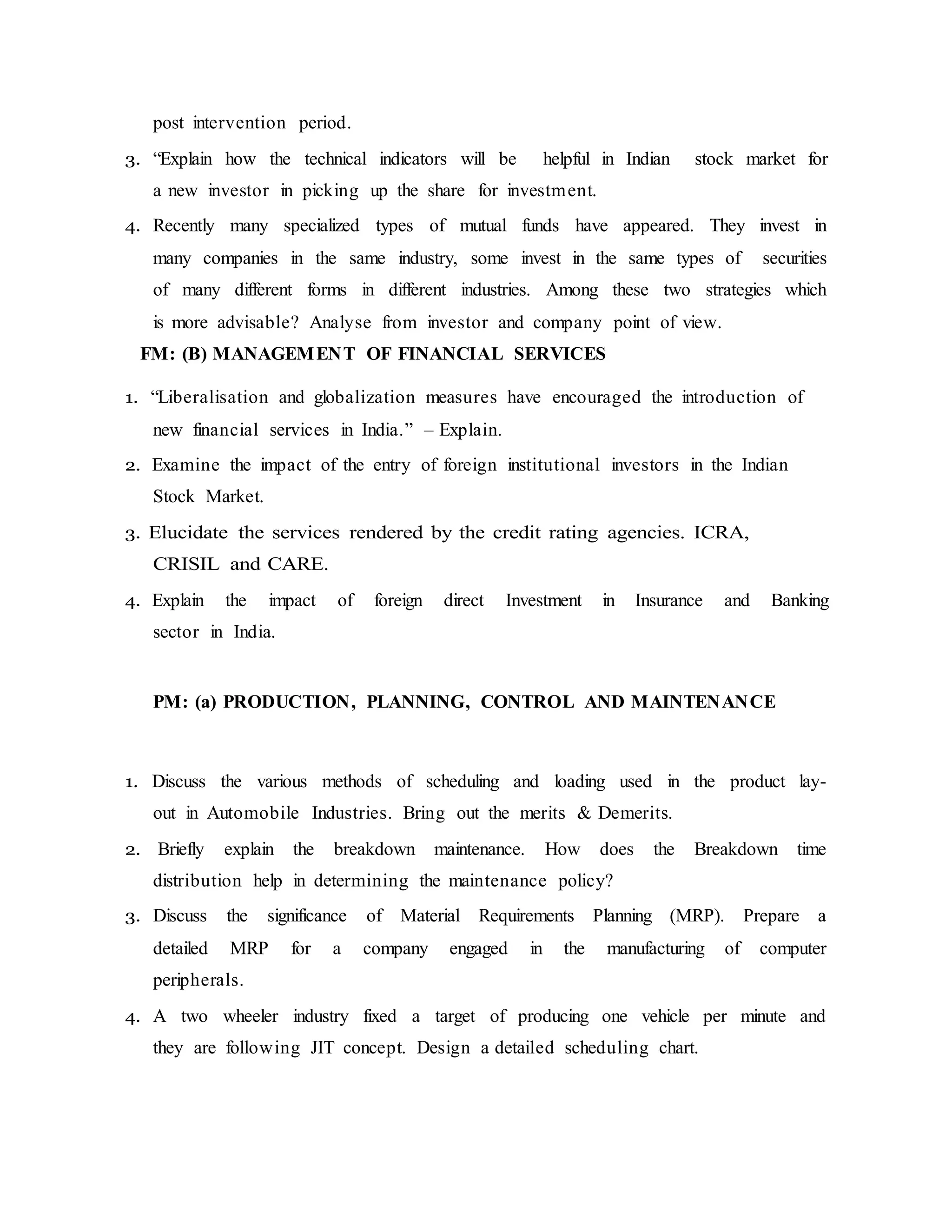 Annamalai MBA 2nd year General 346 Solved Assignment 2021