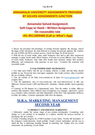 Annamalai solved assignments 2020 | DOCX