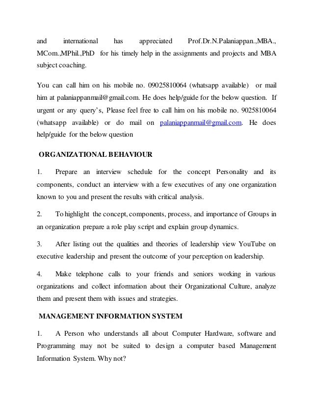 Annamalai university mba assignment 2018 picture