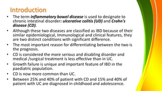 Ibd Introduction Inflammatory Bowel Disease | PPTX