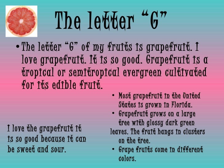fruit abc book colors that start with the letter n