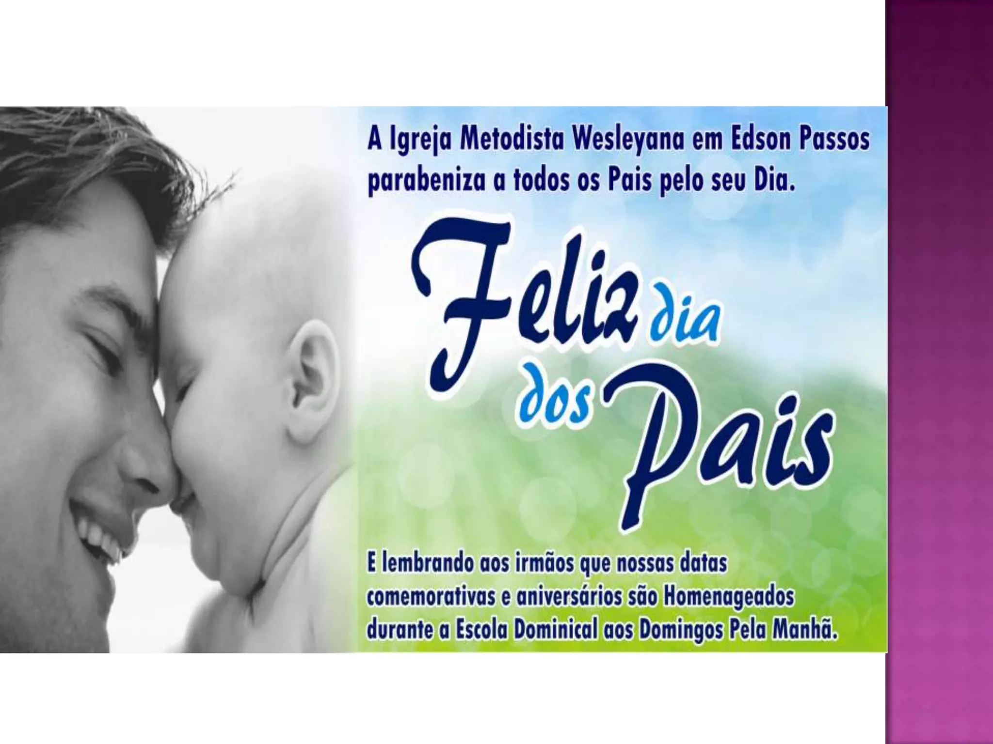 Anúncio da semana 11 de agosto