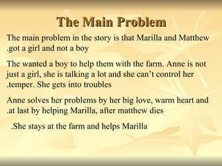 Anne of green gables | PPT