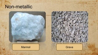 Non-metallic
Marmol Grava
 