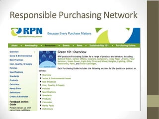 Responsible Purchasing Network
 