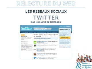 relecture du web
  Les RéSEAUX SOCIAUX
    Linked IN
     70 Millions de Membres
 