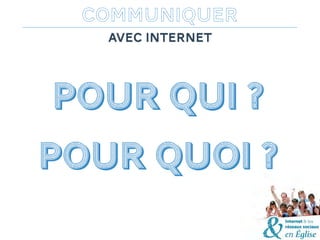 CommuniqueR
  AVEC INTERNET


      Site Institutionnel
      Blog

WEB   Facebook
      Twitter
      Vidéos (Youtube)
 