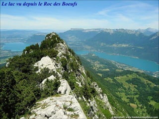 Le lac vu depuis le Roc des Boeufs 