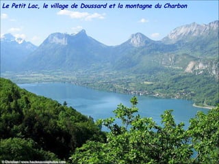 Le Petit Lac, le village de Doussard et la montagne du Charbon 