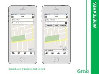 WIREFRAMES
Created using myBalsamiq (Web version)
 