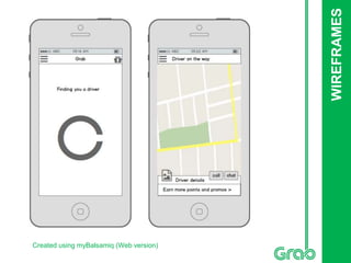 WIREFRAMES
Created using myBalsamiq (Web version)
 