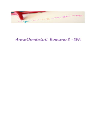 Anne Dominic C. Romano 8 - SPA
 