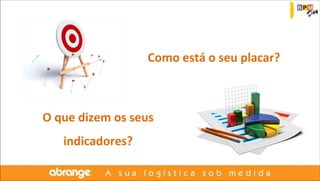 Como está o seu placar? 
O que dizem os seus 
indicadores? 
 