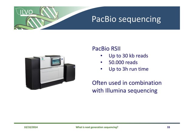 NGS - Basic principles and sequencing platforms