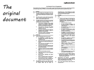 The
original
document
 