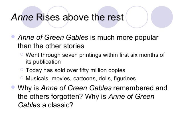 Anne Of Green Gables Anne Of Green Gables