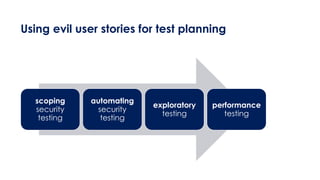Evil User Stories - Improve Your Application Security | PDF