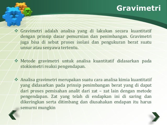 Annes : Analisis Gravimetri