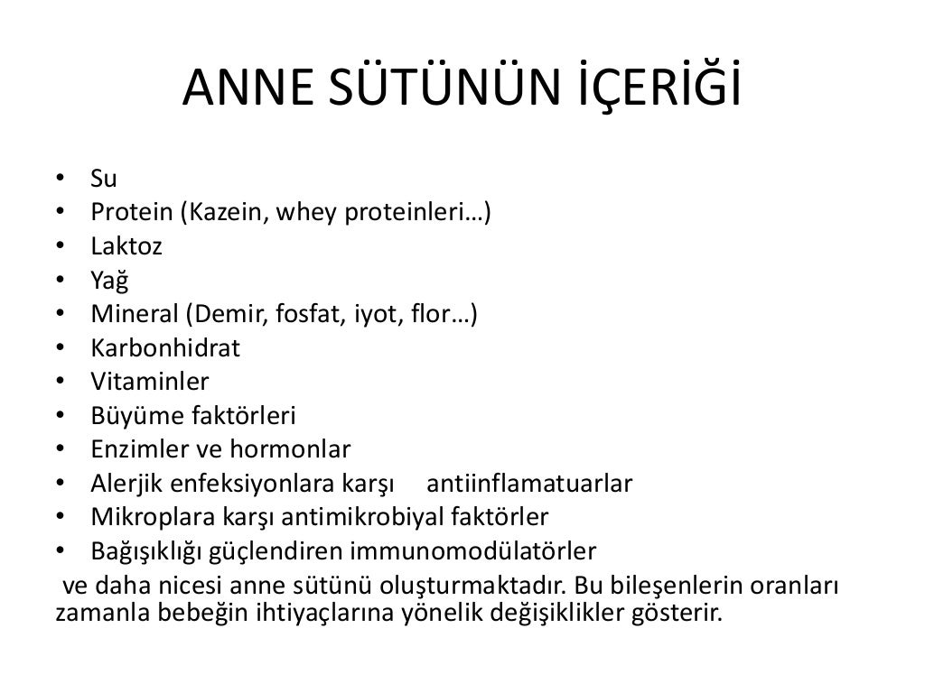Anne sütünün besin değeri nasıl arttırılır Anne sütünün besin değeri nasıl arttırılır