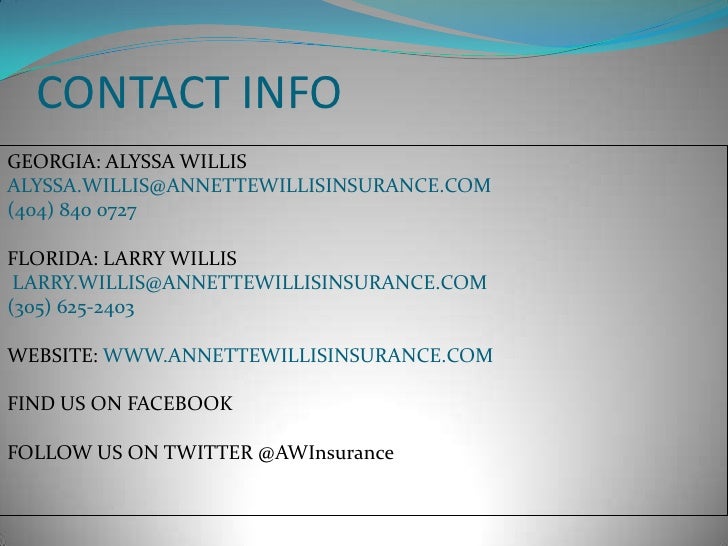 Willis Insurance Agency