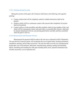 Annex 1 technical specification-gates | PDF