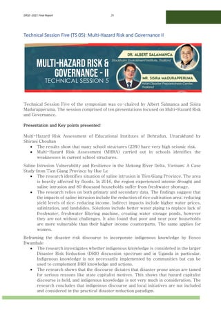 DRSD -2021 Final Report 21
Localizing Climate and Disaster Risk Assessment for Selected Communities in Quezon City
and Ang...