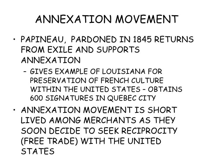 Annexation