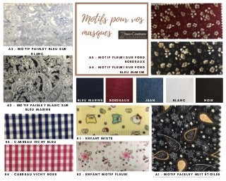 A 4 – M O T I F F L E U R I S U R F O N D
B L E U M A R I N E
A 5 – M O T I F F L E U R I S U R F O N D
B O R D E A U X
Mo...