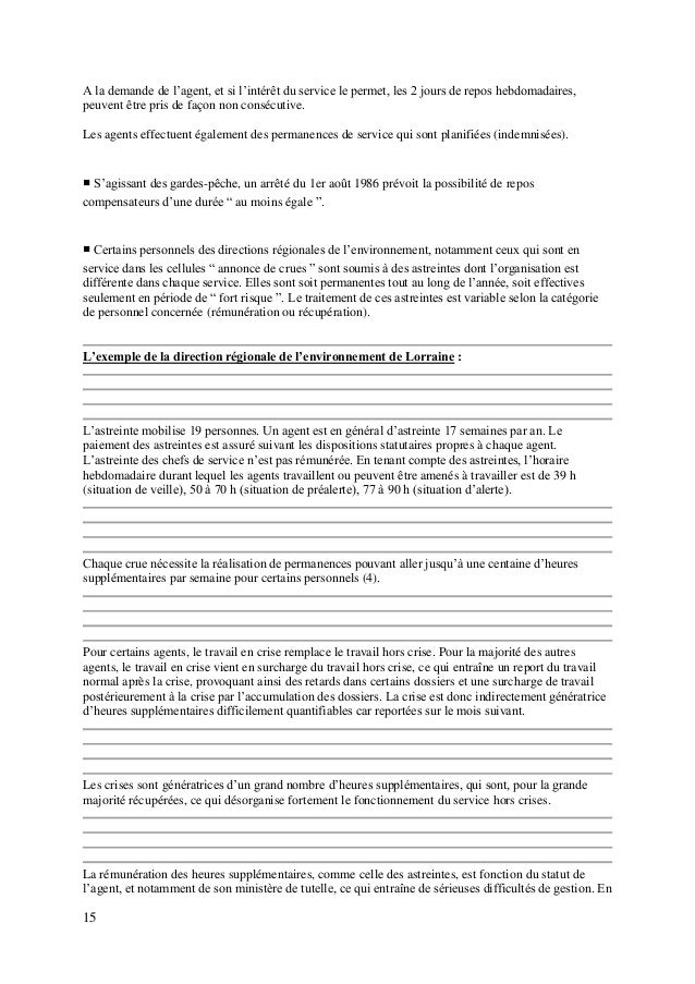 Annexe Etat Mission Interministerielle Temps De Travail