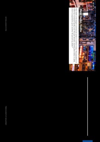 3031NATIONALLEAGUEOFCITIESTRENDSINSMARTCITYDEVELOPMENT
TrendsinSmartCityDevelopment
anotherattemptatenablingbetterliving
conditionsandachievinghighereconomic
growthin100Indiancities.37
Prime
MinisterNarendraModisawchallengesas
anopportunityandintroducedhissmart
citiesinitiative.38
InparalleltotheNewDelhiMunicipal
Council’ssmartcityproject
implementation,theDelhiDevelopment
Authority(DDA)hasintroducedaland
poolingpolicytoaddressoneofDelhi’s
primarychallenges:affordablehousing
toaccommodateitsgrowingpopulation
aswellastolaytheinfrastructureto
implementICTtechnologyasproposed
bythemunicipalcouncilforthe
smartcitieschallengegrant.Besides
regulatingthelandpoolingpolicy,DDA
isalsocommittedtoaccountability
andtransparencybyallowingthe
populationtomonitoritsinfrastructure
projectsonline.Allconstruction-related
dataareupdatedinreal-timeinonline
measurementbooksthatthenlink
themwithacontractor’spaymentand
customerfeedbacktoensurehigher
qualityofwork.39
Thesystemalsooffersa
libraryofGeneralPacketRadioServices
ofconstructionsitesandstatusreports.
NewDelhiresidentsandthelocal
governmentareusingsocialmedia
activelyduringplanningand
implementation.Inthewakeofsmart
citiesinitiativesandactivesocial
media,noenablinglegislationorpolicy
hasbeenformulatedbythecentral
government,apartfromreleasinga
“MissionStatementandGuidelines”for
thesmartcitiescompetition.Neither
thenationalnorthelocalgovernment
providesanyrelevantapplicablelaws
andpoliciesfortheinitiative.Likewise,
thereisnoinformationavailabletothe
publicregardingthedeploymentofopen
dataoruseofspeciﬁctechnologieslike
cloudstorageorbigdata,asoutlined
bytherelevantpoliciesandlaws.40
Drawingonthepracticesadoptedby
citiesacrosstheworld,theCentrefor
Internet&Societysuggeststhatsmart
citiesinIndiashouldadoptrobust
regulatoryandgovernanceframeworks
regardingtechnicalstandards,opendata,
anddatasecurityanddataprotection
policies.41
Nevertheless,India’sOpenData
Policyanddataprotectionstandards
undersection43AoftheInformation
TechnologyAct(ITA)doapplyandhelp
toensurethesustainabilityandefficiency
ofthecounty’ssmartcitieswhile
safeguardingindividualrights.
Administration
Thecentralgovernmentapproveda
budgetofINR48,000crore(USD7.8
billion)tobespentoveraﬁve-year
period(FY2016toFY2020)onsmart
citiesinitiativesin100designatedcities
inIndia.Thestateandlocalgovernments
areexpectedtoequallymatchthe
centralgovernmentfunds.According
totheSmartCityMissionStatement
&Guidelines(2015),India’sobjective
istopromotecitiesthatprovidecore
infrastructureandgiveadecentqualityof
lifetoitscitizens,acleanandsustainable
environment,andapplicationofsmart
solutions.Thefocusisonsustainableand
inclusivedevelopmentincompactareas
tocreateareplicablemodelforother
aspiringcities.42
Among100cities,NDMCreceivedagrant
fromthecentralgovernmenttofosterthe
efficientmanagementofurbanservices
NewDelhi,India
NewDelhiisthelargestcommercialcenterinnorthernIndia.Thepopulationof
Delhihasincreasedrapidlyoverthepastdecade,reaching18.6millionin2016,
anditisexpectedtogrowanother40percentby2020.28
Atthisrateofacceleratedurbanization,the
governmentisundertremendouspressure
todeliverpublicservicesliketransportation,
water,electricity,andaffordablehousing.
Inthepasttwodecades,Delhi’surbanarea
hasalmostdoubled,leadingtheaverage
commutetoincreasefrom8.5kilometers
to10.4kilometers.29
Distantcityresidents
relyonautomobiles,contributingto
trafficcongestion,risinggreenhousegas
emissions,airpollution,andpoorpublic
health.Withouttherightdesignand
planningbythecity,existingproblemsof
congestion,traffic,pollution,andsafetywill
onlymetastasizeandworsen.
ThegovernmentofIndiahashistorically
promotedvariousurbandevelopment
initiatives,suchastheIntegrated
DevelopmentofSmallandMedium
Towns(IDSMT)programin1979andthe
JawaharlalNehruNationalUrbanRenewal
Mission(JNNURM)in2005.However,
manyurbandevelopmentgoalshave
barelybeenmet.Duetoeithereconomic,
technological,orpoliticalreasons,onlya
fewlocalgovernmentshavebeenableto
takesufficientstepstowardsimplementing
bestpracticesandmeetingthesegoalsin
theircities.30
Policy
Aftermorethan40yearsofstudies
intoarail-basedmasstransitsystem,
DelhiMetroRailCorporation(DMRC)
wasestablishedin1995andbegan
constructiononOctober1,1998.31
TheDelhiMetroprojectbecamethe
ﬁrstrailwayprojectintheworldtobe
certiﬁedforcarboncreditsforreducing
greenhousegasemissionbytheUnited
Nations.32
Toimprovethetrainsystem’s
efficiency,DMRCpartneredwithGoogle
India(throughGoogleTransit)in2010
toprovidefreetrainscheduleandroute
informationtocommutersthroughmobile
deviceswithGoogleMaps.33
Bythe
second-halfof2016,DMRCisplanning
toprovidefreehigh-speedbroadband
internettoits2.7millionpassengers.34
Commuterswillthenbeabletoaccess
real-timeinformationregardingtrain
location,approach,anddestination,and
navigatebetweendifferentlines.The
DelhiGovernmentplanstointroduce
aCommonMobilityCard2016,which
willallowriderstoaccessMetrotrains,
DelhiTransportationCorporationbuses,
andclusterbuses.35
DelhiMetroisan
excellentexampleofacitytransportation
systemthatgraduallyadoptedsmartcity
systems.
Asthecountry’sgovernmentchanged
in2014,anemphasiswasplacedonthe
useofsmartprinciplesforimproving
conditionsinexistingtownsandcities
acrossthecountry.36
InJune2015,the
SmartCitiesMissionwaslaunchedasyet
 