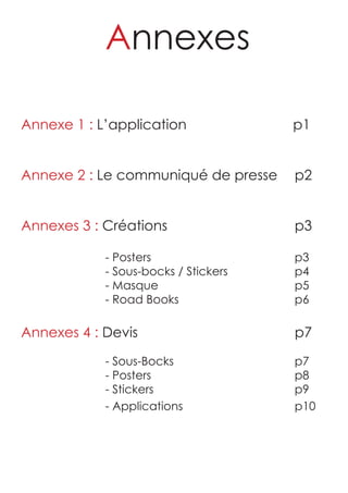 Challenge Inter-LP 2012 - Stratégie de Communication - Agence Hyde (Annexes)