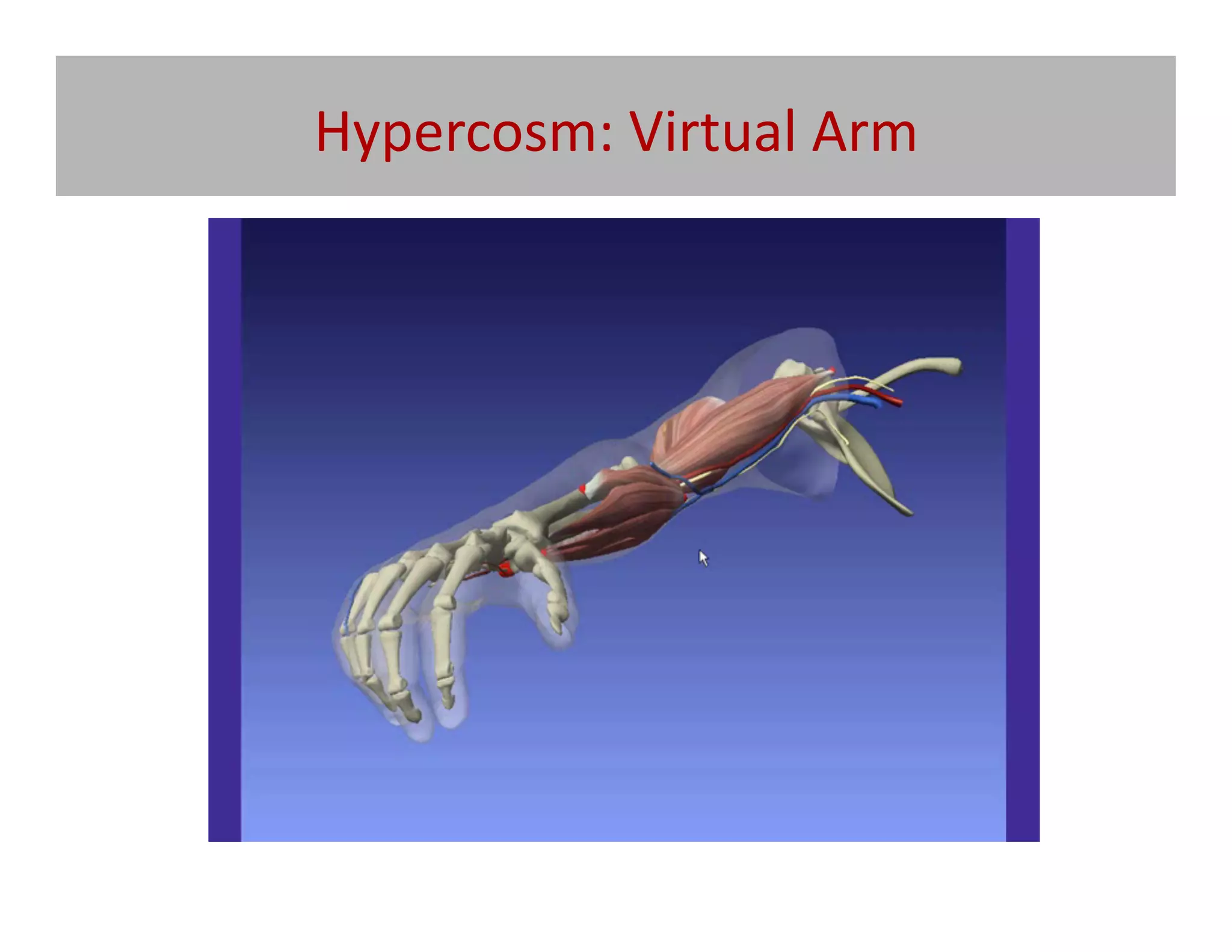 Hypercosm:	
  Virtual	
  Arm	
  
 