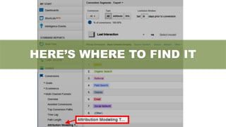 HERE’S WHERE TO FIND IT
 