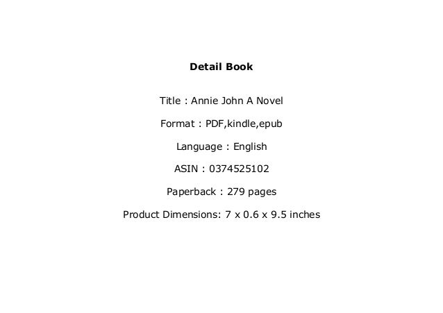 Annie John ( edition) | Open Library annie john pdf download