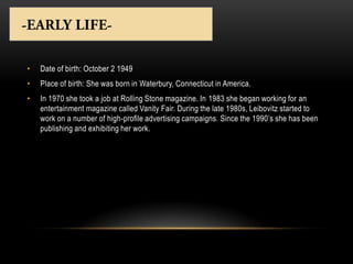 Annie leibovitz | PPT