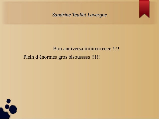 Anniversaire Ppt